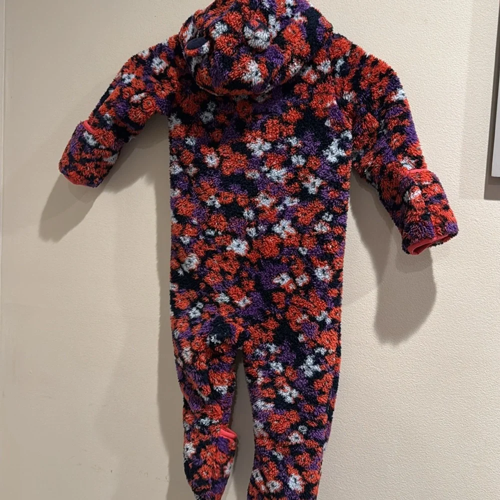 Pink The North Face Campshire Onepiece - Infants 12-18 months‎ hooded
